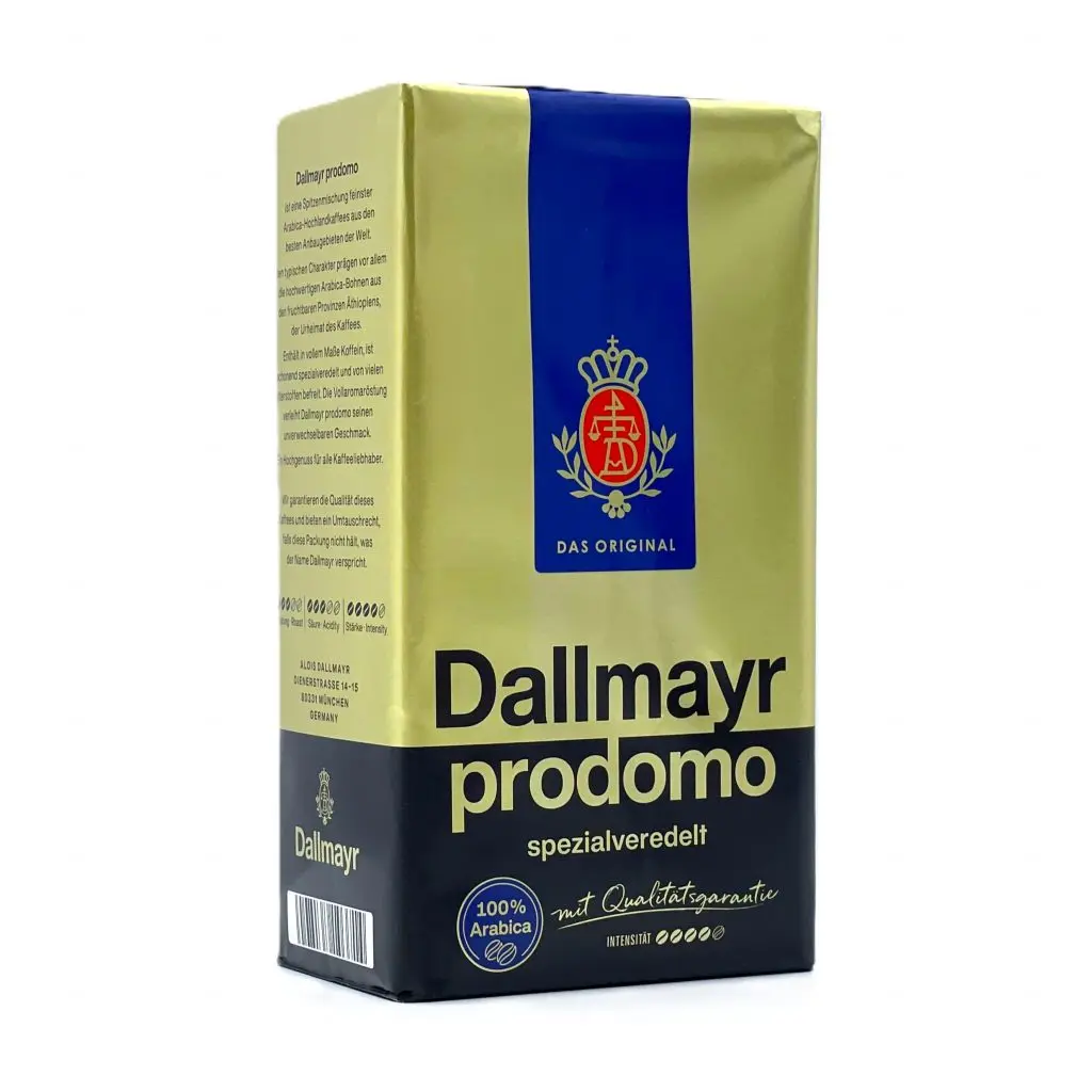 Кофе молотый Dallmayr Prodomo Spezialveredelt 500 г купить по цене