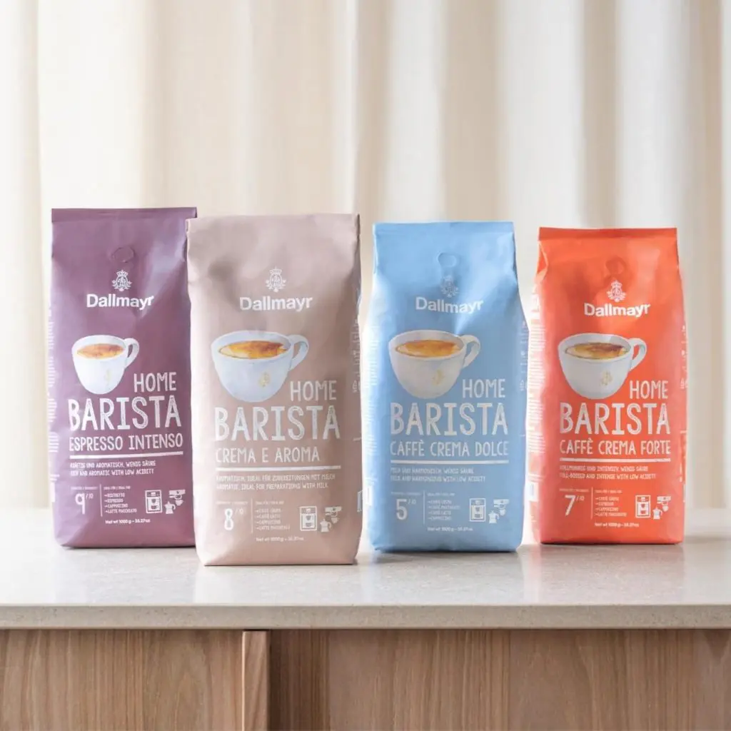 Кава в зернах Dallmayr Home Barista Crema e Aroma 1 кг купити за