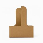 Холдер переноска для стаканів на 2 секції крафт-папір 10 шт/уп kholder-perenoska-dlia-stakaniv-na-2-sektsii-kraft-papir-10-sht-up