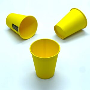 Стакан бумажный однослойный Yellow Cup 175 мл. 50 шт/уп stakan-paperovyj-odnosharovyj-yellow-cup-175-ml-50-sht-up