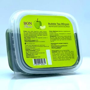 Кульки для Bubble Tea ТМ "Bon Classic" Яблуко 520 г Кульки для Bubble Tea ТМ "Bon Classic" Яблуко 520 г