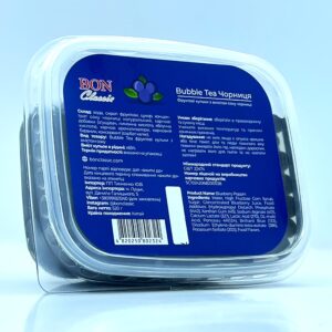 Кульки для Bubble Tea ТМ "Bon Classic" Чорниця 520 г kulky-dlia-bubble-tea-tm-bon-classic-chornytsia-520-h